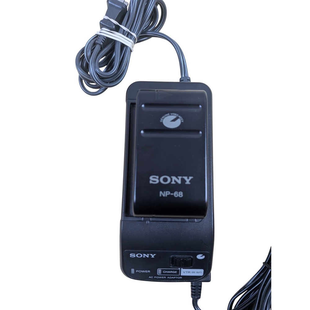 Sony AC-V16A AC Power Adaptor Charger Unisex OS Black NP-68 Compatible Camcorder